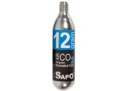 Sapo Co2 气瓶 16g 螺纹 - 银色 (1)