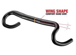 Satori X-Race Aero Manubrio Ø31.8mm 40cm Alluminio - Nero