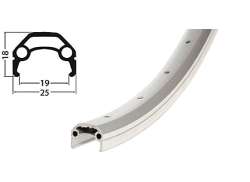 Schurmann YAK 19 Jantă 26x1.75" 36 Gaură Aluminiu - Argintiu