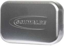 Schwalbe Bike Soap Bo&icirc;te Aluminium - Argent