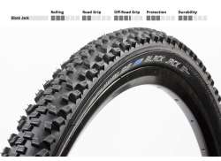 Schwalbe Black Jack Tire 20 x 1.90 Inch - Black