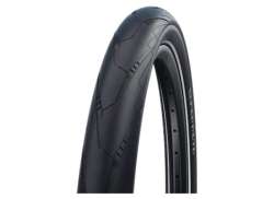 Schwalbe 超级 Moto 28 x 2.40" Addix 反光 - 黑色