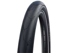 Schwalbe 超级 Moto 28 x 2.40" Addix 反光 - 黑色