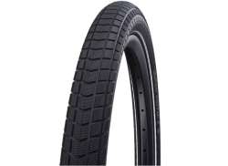 Schwalbe 超级 Moto-X 轮胎 20 x 4.00&quot; 反光 - 黑色