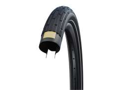 Schwalbe Fat Frank Anvelopă 28 x 2.00&quot; Reflectorizant - Negru