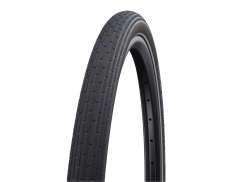 Schwalbe Fat Frank Anvelopă 28 x 2.00&quot; Reflectorizant - Negru