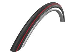 Schwalbe Lugano II 轮胎 25-622 - 黑色/红色