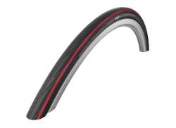 Schwalbe Lugano II 轮胎 25-622 - 黑色/红色