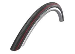 Schwalbe Lugano II Tire 25-622 Foldable - Black/Red