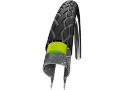 Schwalbe 轮胎 18 x 1.65 Marathon Green Guard 反光 黑色