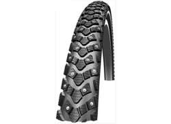 Schwalbe マラソン 冬 Plus タイヤ 28 x 2.00 反射の - ブラック