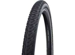 Schwalbe マラソン E-Plus タイヤ 28 x 1.75" 反射の - ブラック