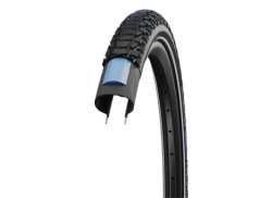 Schwalbe マラソン Plus Tour 28 x 1.75" 反射の - ブラック