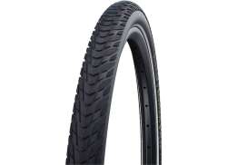 Schwalbe Marathon E-Plus 轮胎 28 x 2.15" 反光 - 黑色