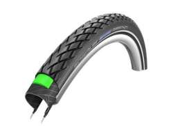 Schwalbe Marathon 轮胎 28 x 1.00" 反光 - 黑色