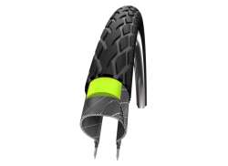 Schwalbe Marathon Opona 28 x 1.00" Odblaskowe - Czarny