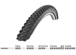 Schwalbe Marathon Plus 轮胎 26 x 2.25 反光 - 黑色