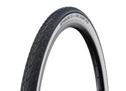 Schwalbe Road Cruzador Pneu 28x1.40&quot; Refletor - Preto/Branco