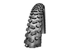 Schwalbe 타이어 26 x 1.90 스노우 Stud Spikes 블랙