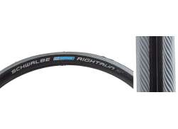 Schwalbe 타이어 Rightrun 24 x 1.00 K-가드 - 그레이/블랙
