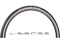 Schwalbe Uno Pneumatico 26 x 1.00 Inch Pieghevole - Nero