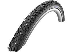 Schwalbe Vinter D&aelig;k 26 x 1.75&quot; Reflekterende - Sort
