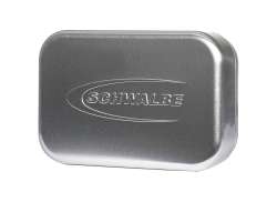 Schwalbe 自行车 皂 盒 3-零件 - 银色