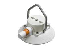 SeaSucker Př&iacute;savka 4.5" Včetně. D-Kroužek Pro. Nosič - B&iacute;l&aacute;