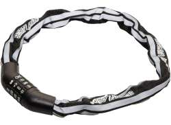 Sécurité Plus SKS 140 Chaînes Antivol Ø6mm 140cm - Noir/Blanc