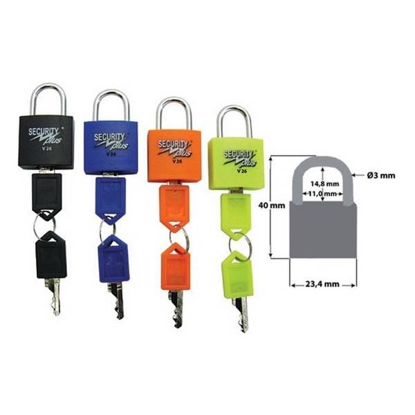 Security Plus Mini Vorhängeschloss Set 22mm Univ. Schlüssel kaufen bei HBS
