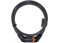 Security Plus Z69 Digit-Cable Lock 150 cm Ø12mm - Black
