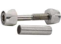 Selim Parafuso Inox Hex M6 x 45mm + Calço M8