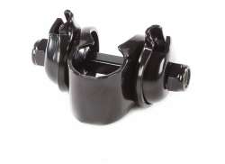 Selle Bassano Saddle Clamp 5-Parts Galvanized - Black