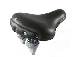 Selle Comfort Bicycle Saddle Retro foam XL - Black