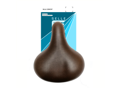 Selle Comfort Classic Retro Selim De Bicicleta - Castanho