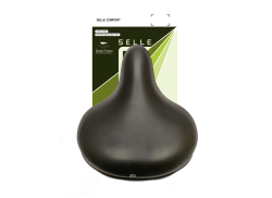 Selle Comfort Cykelsadel Retro Skum XL - Svart