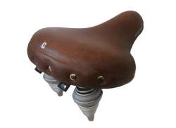 Selle Comfort Fahrradsattel Retro XL Schaum - Braun