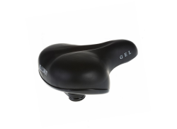 Selle Comfort Gel Selim Incluindo. Grampo De Selim - Preto