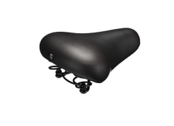 Selle Comfort Sella Bici City Con Morsetto Sella Schiuma Budget - Nero