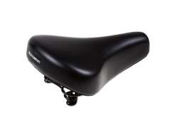 Selle Comfort Sill&iacute;n De Bicicleta City Con Abrazadera De Sill&iacute;n Espuma - Negro