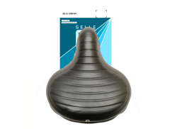 Selle Komfort Wave Sykkelsete - Svart