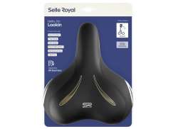 Selle Royal Lookin 放松 自行车车座 - 黑色/Stracciatella