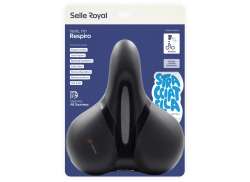 Selle Royal Respiro Relaxed Polkupy&ouml;r&auml;n Satula Royal Gel - Musta