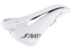 Selle SMP Well S 자전거 안장 가죽 - 화이트