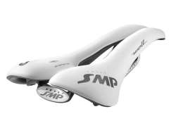 Selle SMP Well 自行车车座 280 x 144mm 轨道 不锈钢 - 白色