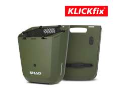 Shad Daily Fietsmand Achter Fixed Mount 20L - Groen