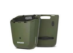 Shad Daily 自行车篮 后部 固定 安装 20L - 绿色