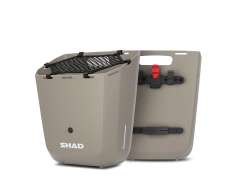 Shad Daily 自行车篮 后部 快速 拆 20L - 奶油色