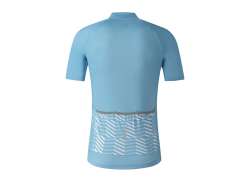 Shimano Aerolite Cycling Jersey Ss Men Aqua Blauw