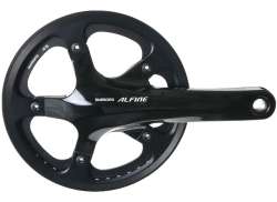 Shimano Afline S501 Conjunto De Crenque 170mm 45T - Preto